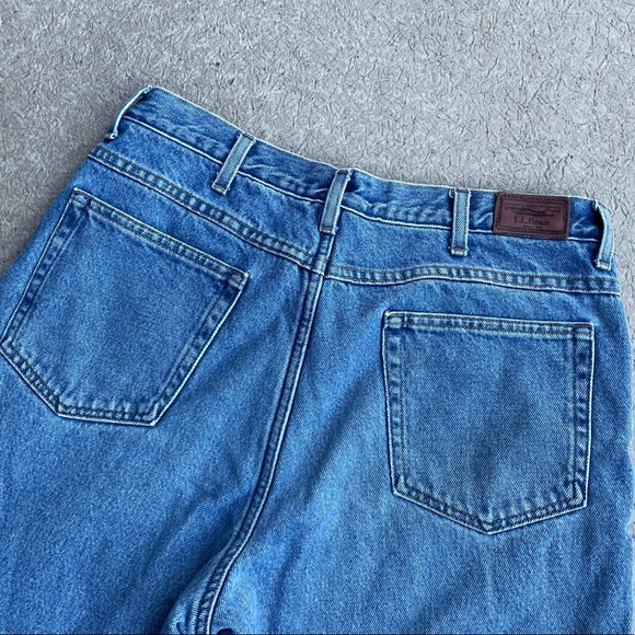 L.L Bean Fleece Lined Denim - Picture 2 of 5
